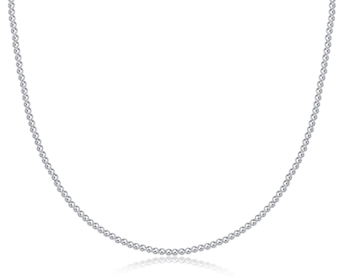 Choker Classic Sterling 2mm Bead