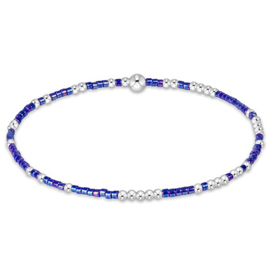 Hope Unwritten Sterling Bracelet - Blue Metallic