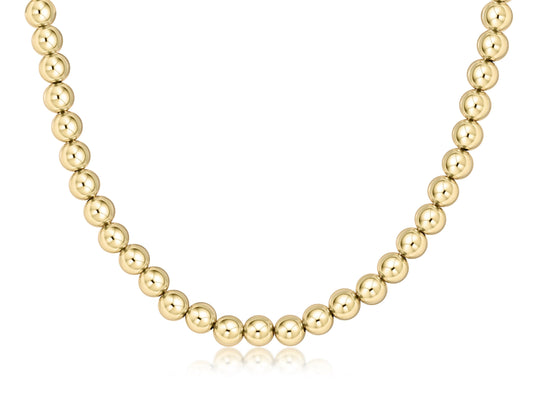 choker classic gold 8mm bead